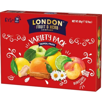 London Fruit & Herb sada tropické plody 30 x 2 g