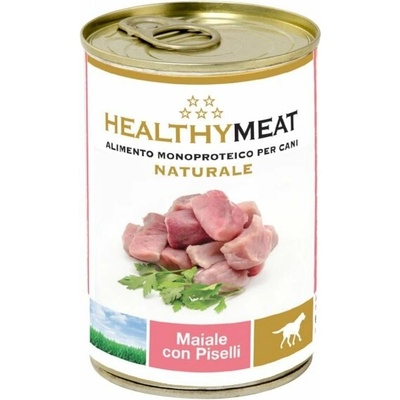 Healthymeat kúsky bravčového mäsa s hráškom 400 g