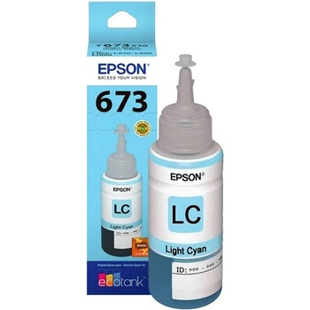 Epson Мастило за Epson 673 - L800/810/850/1800/805, Light Cyan, C13T67354A, Epson, 70ml (C13T67354A)