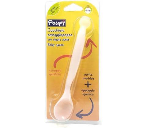 Poupy Detská plastová lyžička