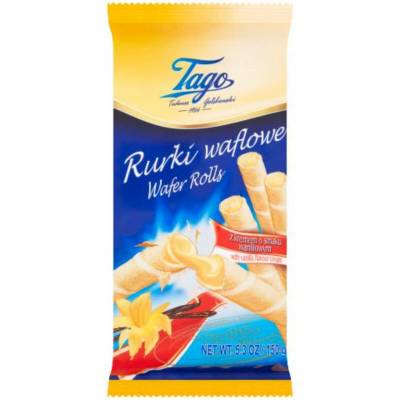 Tago Waflové trubičky vanilka 150 g