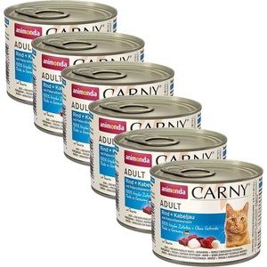 Animonda Carny Adult - Говеждо, треска и магданоз 6 x 200 г
