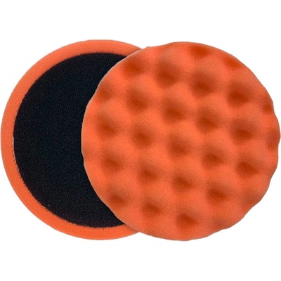 Chamaleon FT49410 Leštící houbička 150 x 50 mm, velur, tvrdá, barva oranžová, s výstupky