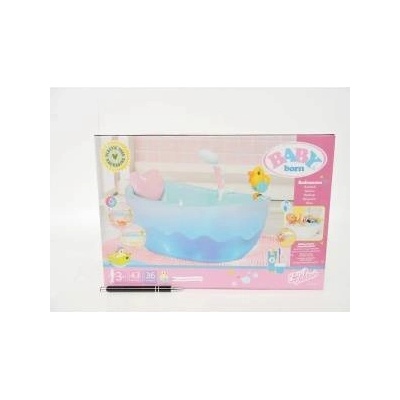 Zapf Creation Вана за кукла Zapf Creation Baby Born Bath 7832691 1-90, Със светлинни и звукови ефекти, Пръскаща патица, За кукли с размери 36 см и 43 см, 37 x 25 см