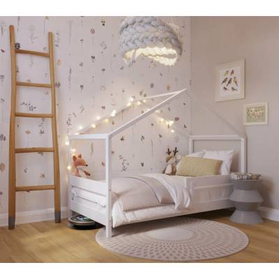 YappyKids Diely na prestavbu domčeka YappyHytte 160-80cm na posteľ biela