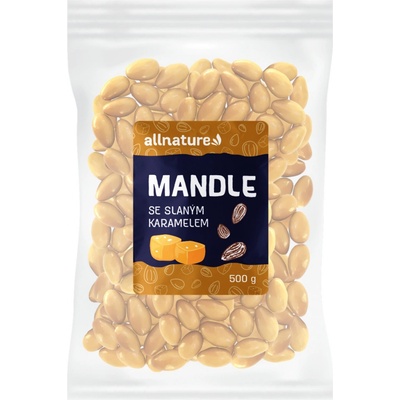 Allnature Mandle slaný karamel 500 g