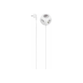 Hama Разклонител Куб, 3-гнезда, 2хusb-c/a, 17 w, с превключвател, 1, 4 м, бял