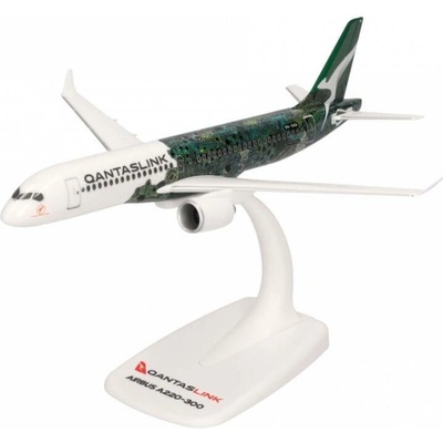 Herpa Airbus A220-300 BD-500-1A11 QantasLink "Minyma Kutjara Tjukurpa" Colors Named "Minyma Kutjara Tjukurpa" Snap-Fit 1:200