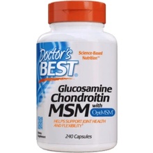 Doctor's Best Glucosamine Chondroitin MSM glukosamín + chondroitín + MSM 240 kapsúl