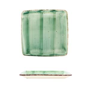 Gural Porselen - Green Квадратна чиния 17x17cm. (NBNORD17X17DU50YS) (0180496)