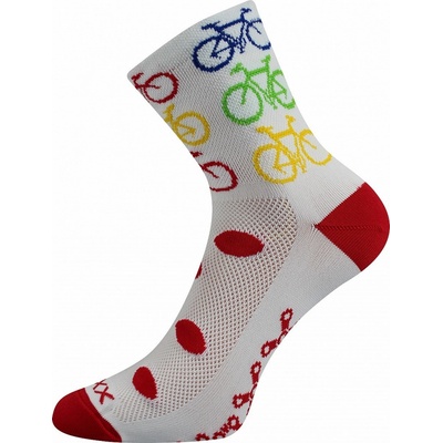 Voxx Ralf X funkční sportovní ponožky BIKE bílá