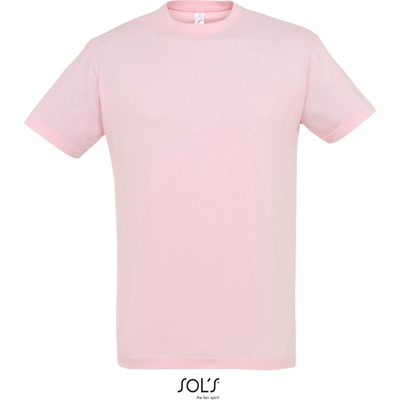 Sol's unisex tričko Regent Medium Pink