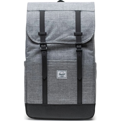 Herschel Retreat Raven Crosshatch 23l