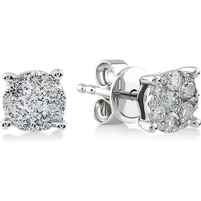 Lillian Vassago peckové s brilianty bílé zlato LLV59-DER010W