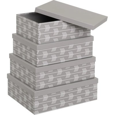 Casa Selección Картонени кутии за съхранение в комплект от 15 броя с капак Route - Casa Selección (803900)