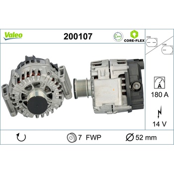 Alternátor VALEO 200107
