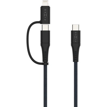 Fixed FIXDB-CCL3-GR USB-C / USB-C a Lightning 3m tmavošedý