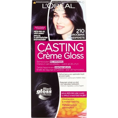 L'Oréal Casting Creme Gloss 210 modročerná 48 ml