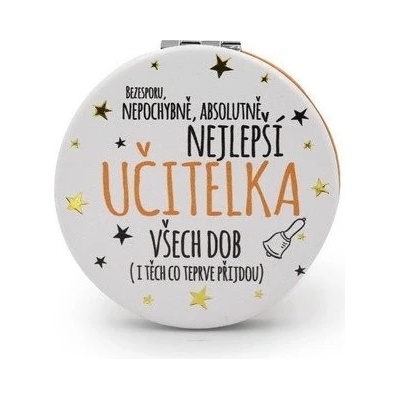Nekupto Dárkové zrcátko s věnováním Nejlepší učitelka – Zbozi.Blesk.cz