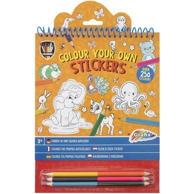 Moxy Книжка за оцветяване на стикери, с включени 3 двойни мо (5525100164)