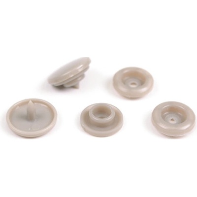 Takoy Patentky 12 mm svetlošedá - balenie 20ks