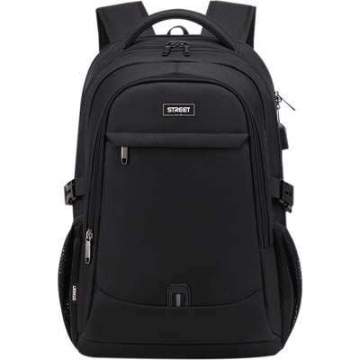 Eurocom Бизнес раница Street Abroad Black, 47x33x20 cm (33781-А)