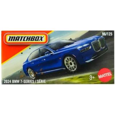 Mattel Matchbox: Малка кола в картонена кутия 2024 BMW 7-серия (JHR33)