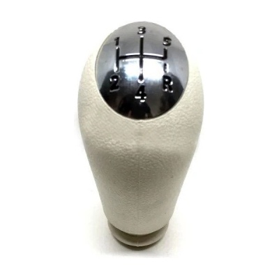 Топка скоростен лост за Рено/ Renault Clio III / Dacia, бежова - 5 скорости