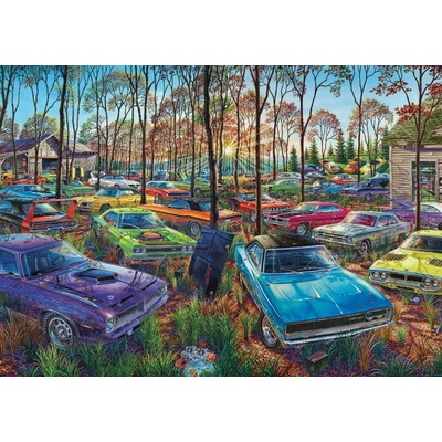 Art Automobilový hřbitov 1000 dílků