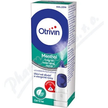 Otrivin Menthol 1mg/ml nas spr sol 1 x 10 ml II