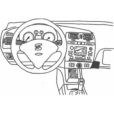 Konzole pro držák mobilního telefonu do Seat Cordoba / Ibiza