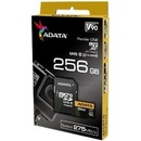 Pamäťové karty ADATA microSDHC 256GB UHS-II U3 AUSDX256GUII3CL10-CA1