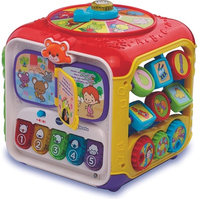 VTech Magická kostka - Multifunkční, extrémně zábavná kostka zná více než 75 písní, melodií, zvuků a frází.