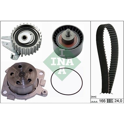 Vodné čerpadlo + sada ozubeného remeňa Schaeffler INA 530 0226 30