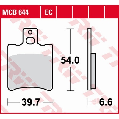 TRW ZF brzdové destičky KH193 ECO organické APRILIA RS 50 95-98, SR 50 93-04, YAMAHA YA/YM 50 95-98, YQ 50 AEROX 96-12, BWS 100 99-, přední – Hledejceny.cz