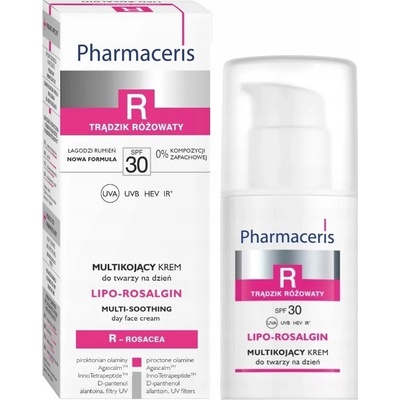Pharmaceris R-Rosacea Lipo-Rosalgin zklidňující krém pro citlivou pleť se sklonem ke zčervenání SPF 15 (Relieves Erythema) 30 ml