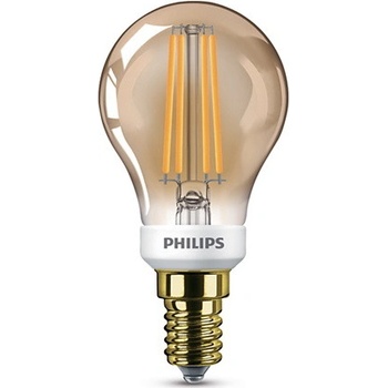 Philips LED žárovka classic 32W P45 E14 2200K GOLD