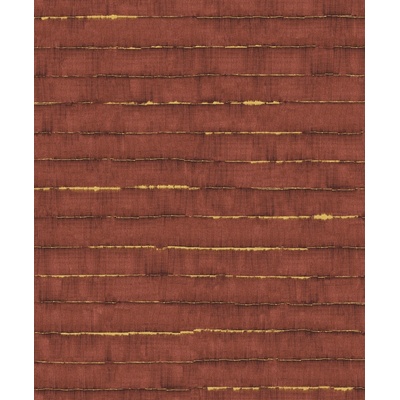 Khroma by Masureel Vínovo-zlatá vliesová pruhovaná tapeta na stenu, Spirit of Nature, rozměry 0,53 x 10,05 m