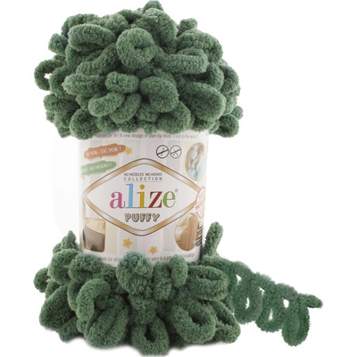Alize Puffy 100g Farba: zelený les 532