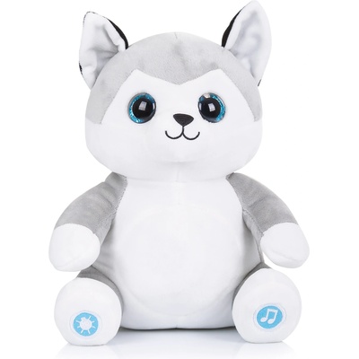 Chipolino Плюшена играчка с лампа и музика chipolino Хъски (pil02301husk)