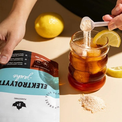 Puhdistamo Electrolyte Powder lemon cola 240 g + láhev 500 ml