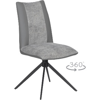 Carmen Трапезен стол tulsa - тъмносив (3532359)