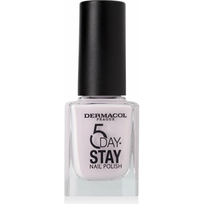 Dermacol 5 Day Stay dlouhotrvající lak na nehty 59 Mermaid White 11 ml