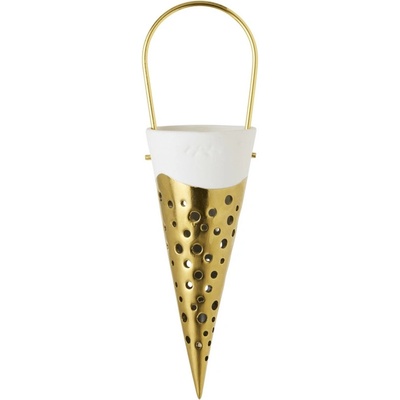 Vánoční ozdoba Nobili Cone Gold 18,5 cm Kähler