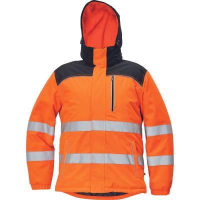 Cerva Knoxfield HV Winter parka oranžová