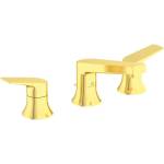 Ideal Standard La Dolce Vita - Смесител за умивалник със сифон, монтаж с 3 отвора, матирано злато BD661A2 (BD661A2)
