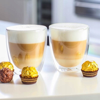 Design Sklenice na cappuccino Vialli 2 x 320 ml
