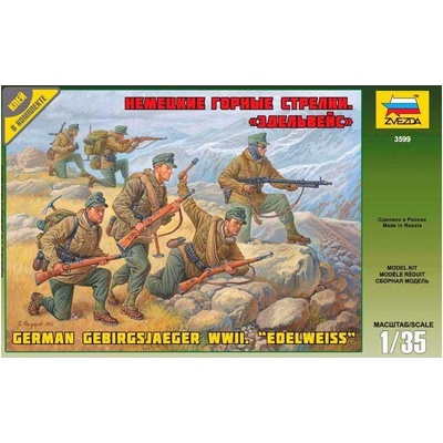 Model Kit figurky 3599 German Gebirgsjäger re-release 1:35