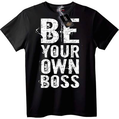 NOONEBRAND Тениска Бъди сам шеф - 2XL, White
