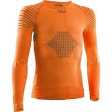 X-Bionic Invent 4.0 shirt round neck LG SL JR IN-YT06W19J-O021 sunset orange 10/11